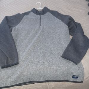 Old Navy Two-Tone Gray Zip-Up Sweater